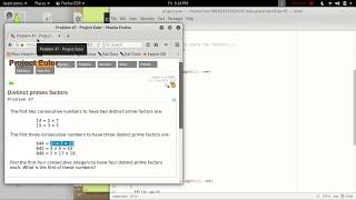 Project Euler 47 | Distinct primes factors