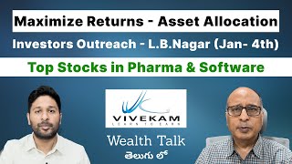 Maximize Returns with Smart Asset Allocation | Top Stocks in Pharma \u0026 Software | L.B. Nagar Event