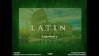 Wheelock's Latin Chapter 1 (Old version)