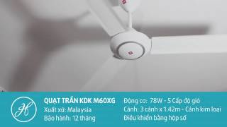 QUẠT TRẦN KDK M60XG