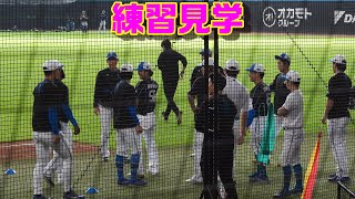 20230611【練習見学①】野手の全体練習。コーチの指示で走り出すタイミングが変わります。