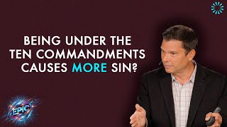 Being under the Ten Commandments causes MORE sin? | Andrew Farley