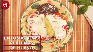 Entomatadas rellenas de huevo | Receta fácil para el desayuno | Directo al Paladar México