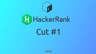 #12 Cut #1 | HackerRank Linux Shell #shellscripting #hackerrank #650 #coding #computerscience