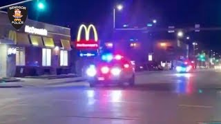 Windsor Police Units x3 - Responding Down Wyandotte St West With Lights \u0026 Sirens