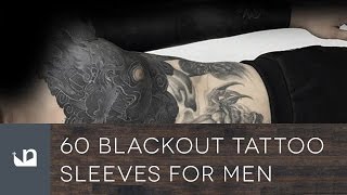 60 Blackout Sleeve Tattoos For Men