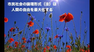 哲学的雑談　市民社会の論理形式（法）は人間の自由を最大化する