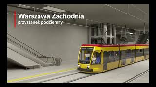 Tramwaj do dworca Warszawa Zachodnia