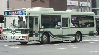 【京都市バスPV】京都市交通局の西日本車体工業の車両達