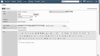 SugarCRM How to - Create An Email Template