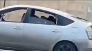 Bakıda Prius taksi sürücüsü qadın sərnişini döyərək maşından bayıra atır