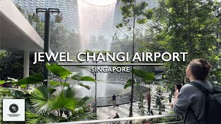 Walking Tour at The Best Airport Terminal in the World! JEWEL CHANGI AIRPORT Singapore!