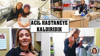 ANNEMI GECE ACİLE  KALDIRDIK- KIZIMIN ODASINA IKEA  MOBILYA ALIŞVERİŞİ -Gurbetci Anne