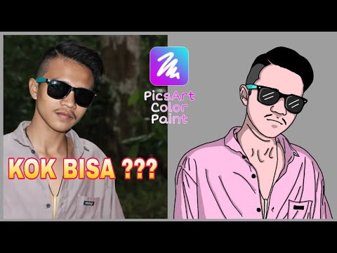 Cara Mudah Membuat Vektor Kartun Keren Di Android Youtube