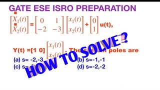 HOW TO GET TRANSFER FUNCTION FROM STATE SPACE EQUATIONS /CONTROL SYSTEM IMPORTANT SOLVED PROBLEM