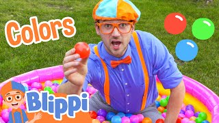 Learn Colors with Blippi Ball Pit | Blippi Full Episodes | Educational Videos for Kids | Blippi Toys