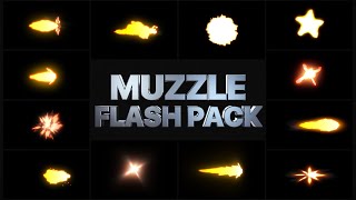 Muzzle Flash Pack Preview Unity