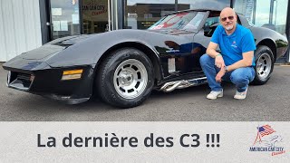 Chevrolet Corvette C3 de 1982 dans un état exceptionnel 👀