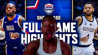 Nyc_Ed Reacts to Team USA vs South Sudan Full Game Highlights - 2024 Olympics