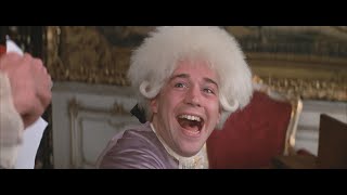 AMADEUS REMASTERED HD - MOZART INSULTS SALIERI BY PLAYING HIS OWN PIECE BETTER THAN HE DID