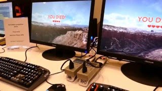 AMD Polaris next Gen. GPU vs. Nvidia Geforce Demo