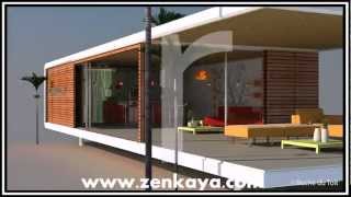 3D Architectural Visualization, Animation of Prefabricated home