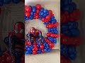 new spider man balloon backdrop for birthday parties’