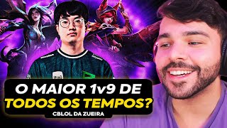 🚨 O JOGO QUE o ROUTE FEZ o MAIOR 1V9 JÁ VISTO na HISTÓRIA do CBLOL! MINERVA REAGE ao BRONZIOCRE