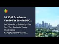 74 SQM 2-bedroom Condo For Sale in BGC / Bonifacio Global City / The Fort / Fort Bonifacio Taguig