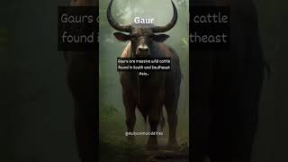 Gaurs: Exploring the Majesty of Massive Wild Cattle!