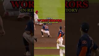 Top 10 Worst Errors in MLB History | Part 2