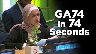 UN General Assembly in 74 seconds:  Day 3