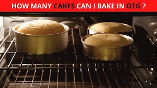 How many cakes can I Bake at a time in my OTG | Maximize Your OTG: How Many Cakes Can You Bake?