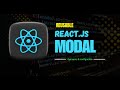 🔥 Create a Reusable Modal/popup in React JS | Step-by-Step Tutorial #reactjs    👩🏻‍💻