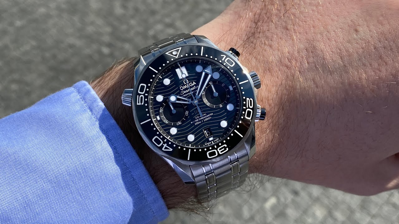 Omega Seamaster Diver 300M Chronograph 44 Mm Black - YouTube