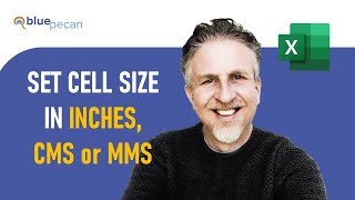 Excel - Set Cell Size (Column Width and Row Height) in Inches, Centimeters or Millimeters