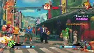 ADON VS KEN NEW Ultra Combos.SSF4 SUPER STREET FIGHTER IV