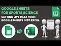 How to Import Live Data From Google Sheets into Microsoft Excel