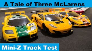 Kyosho Mini-Z - A Tale of Three McLarens (12C GT3, F1 GTR Longtail and F1 GTR Shorttail)