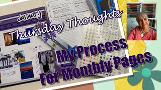 Thursday Thoughts My Process for Monthly Pages