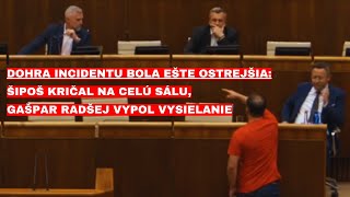 Ešte ostrejšia dohra: Šipoš tak vykrikoval, že Gašpar vypol vysielanie