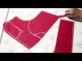 3 piece princess cut blouse full cutting बैल्ट वाली princecut blouse cutting करने का सही तरीका