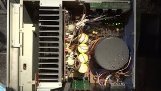 Akai am-93 cleaning - the best amplifier I ever had - incredible sound.