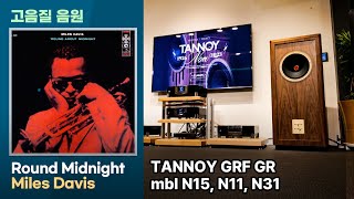 [고음질 음원] 탄노이 GRF GR의 음질 | Round Midnight - Miles Davis | 356회 시청회에서 녹음한 음원입니다.