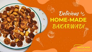 Crispy Bakarwadi | Tips & Tricks for Perfect Bakarwadi | स्वादिष्ट खस्ता बाकरवडी | hersheyyykitchen