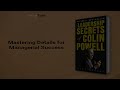 the leadership secrets of colin powell by oren harari 7 minute summary