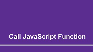 Call JavaScript Function | Part - 34 | Using ASP.Net Blazor for Absolute Beginners