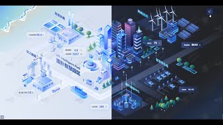 Isometric 2.5D Design | Smart Park | Light / Dark Mode | Data Visualization