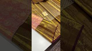 Pure handloom Tishue silk saree with kuttu border😍😍13000/-#shorts