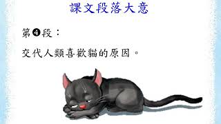 三上二 第十一課 《我的名字叫做貓》 段落大意 NCS